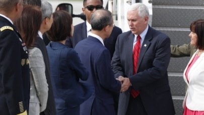 "Napięcie w regionie coraz większe". Wizyta wiceprezydenta USA w Korei Płd.