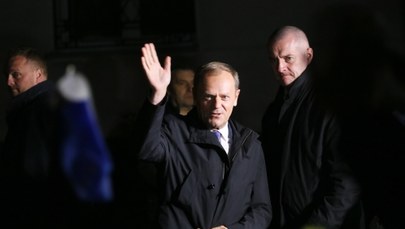 Donald Tusk dziękuje za powitanie: Drzewo zetną, bażanta zastrzelą, ale Was nie zmogą