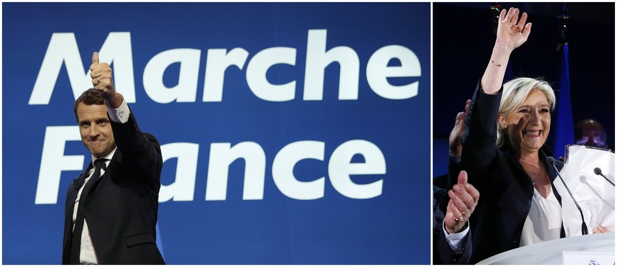 W II turze wyborów prezydenckich we Francji proeuropejski centrysta Emmanuel Macron zdecydowanie pokona swą rywalkę ze skrajnej prawicy Marine Le Pen - wynika z dwóch sondaży, przeprowadzonych już po ogłoszeniu wstępnych rezultatów pierwszej tury wyborów. Przejście liderki Frontu Narodowego do decydującej fazy prezydenckiego wyścigu doprowadziło do nocnych starć skrajnie lewicowych bojówek z policją w Paryżu i kilku innych francuskich miastach. Uzbrojone w butelki z benzyną grupy młodzieży wyrażały bowiem swe oburzenie… podpalając samochody. W zamieszkach ranne zostały co najmniej dwie osoby. Macron tymczasem zdążył już wpędzić się w tarapaty: zarzucił Le Pen i jej zwolennikom brak patriotyzmu, za co jest ostro krytykowany.