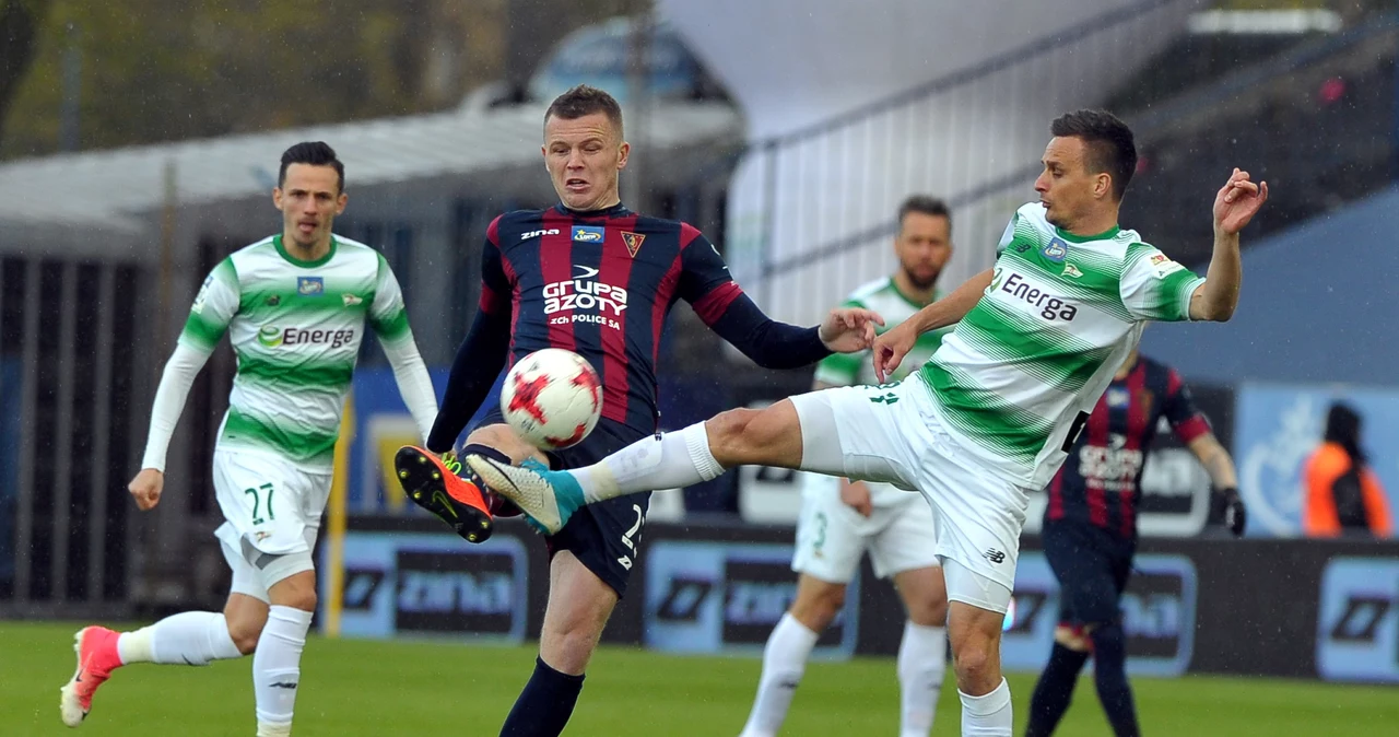 Piłkarze Lechii Gdańsk w ostatnim meczu z Pogonią (1-3)