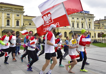Dzień Flagi z RMF FM: Biało-czerwona sztafeta w Krakowie