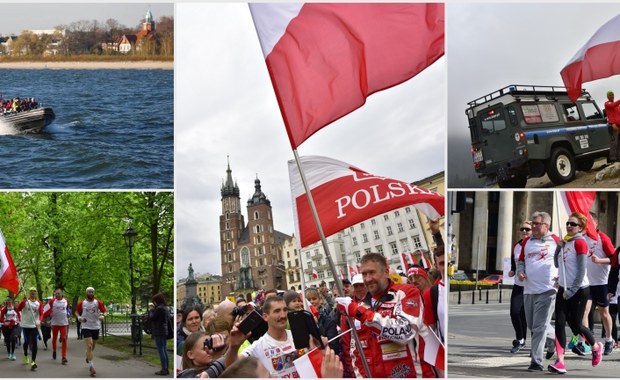 Polska flaga z Helu trafiła na Giewont! Wielki sukces akcji RMF FM z okazji Dnia Flagi! - Polska 2 maja świętowaliśmy Dzień Flagi! O poranku z Helu wyruszyła biało-czerwona sztafeta RMF FM. Dotarliśmy łodzią do Sopotu, następnie samolotem dolecieliśmy do Warszawy. W stolicy głównym punktem programu była sztafeta polityków: ponad podziałami. Kolejnym przystankiem był Kraków, a ostatnim - Zakopane. Specjalnie dla Was prowadziliśmy relację z tego wydarzenia minuta po minucie!