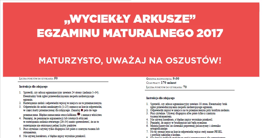 Matury 2017 rozpoczynają się już w czwartek 