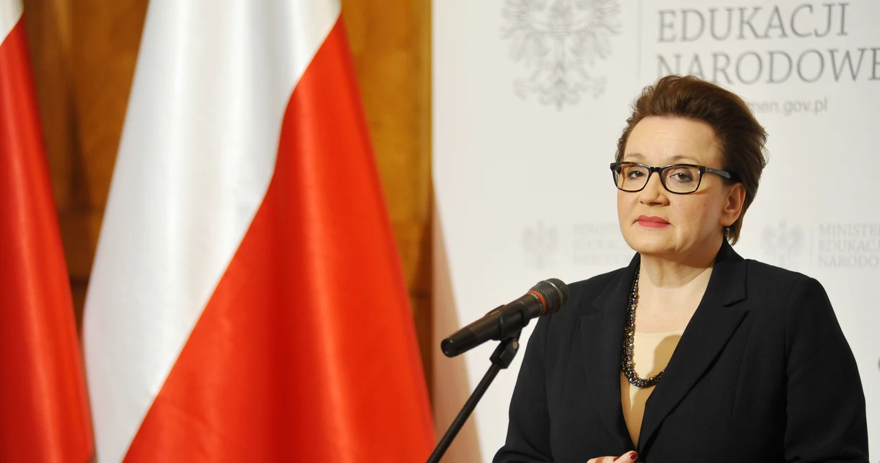 Minister edukacji narodowej Anna Zalewska