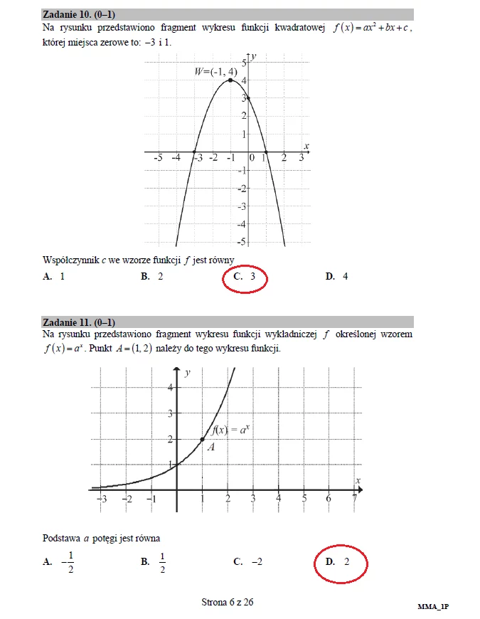 Matematyka poziom podstawowy – matura 2017  