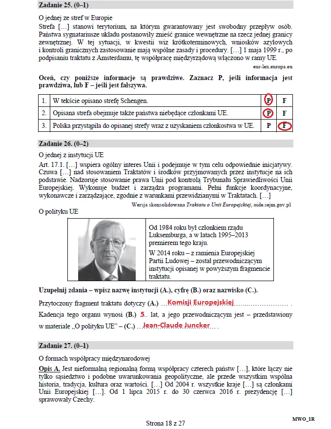 Matura 2017: Wiedza o społeczeństwie poziom rozszerzony 