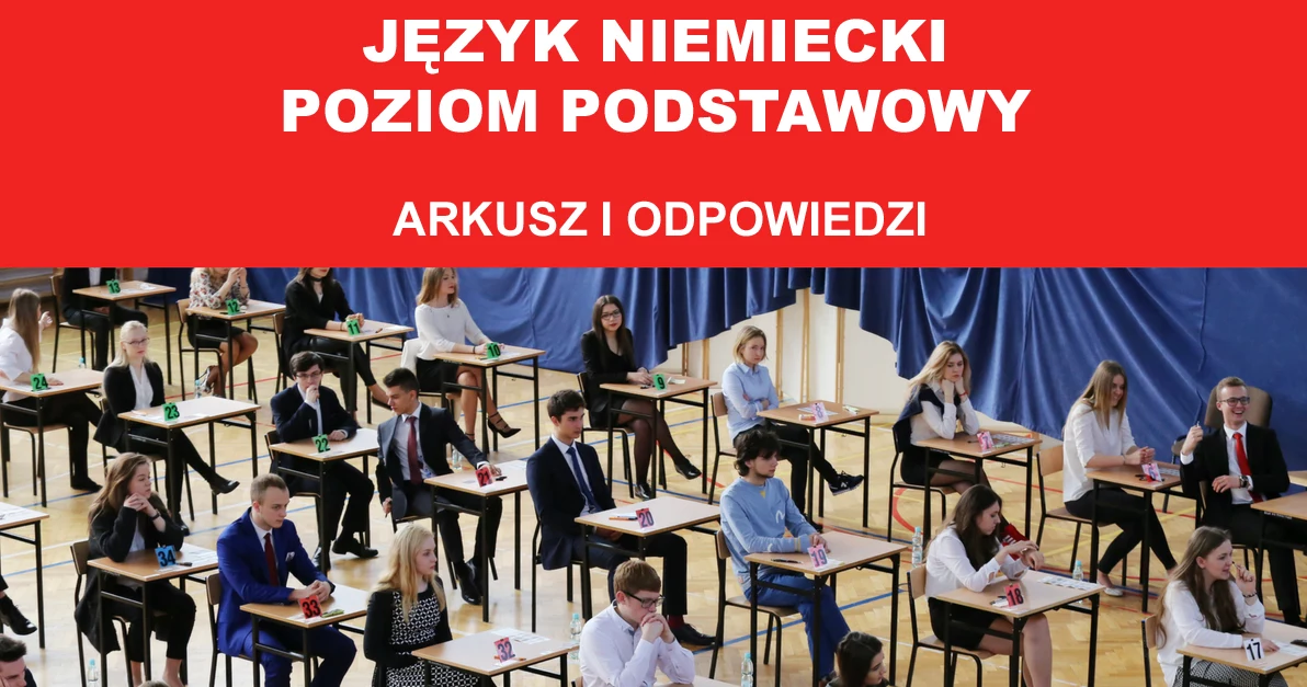 Dziś maturzyści zmierzyli się z językiem niemieckim