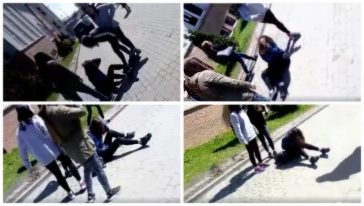 Dwa kolejne zgłoszenia, zawiązane z pobiciem gimnazjalistki, dotarły do policji w Gdańsku - dowiedział się nieoficjalnie nasz reporter Kuba Kaługa. Chodzi o zarejestrowane telefonem komórkowym, wyjątkowo agresywne zachowanie nastolatek, które biją i kopią po głowie swoją rówieśniczkę. Od wczoraj dwie z nich są w rękach policji. Do tego zajścia doszło w czwartek, dzień później w sieci pojawił się film nagrany telefonem komórkowym. 