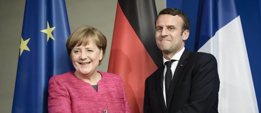 Prezydent Francji Emmanuel Macron i kanclerz Niemiec Angela Merkel zapowiedzieli w poniedziałek w Berlinie stworzenie mapy drogowej dla reform Unii Europejskiej i strefy euro; zasygnalizowali gotowość do zmiany w razie potrzeby traktatów unijnych.