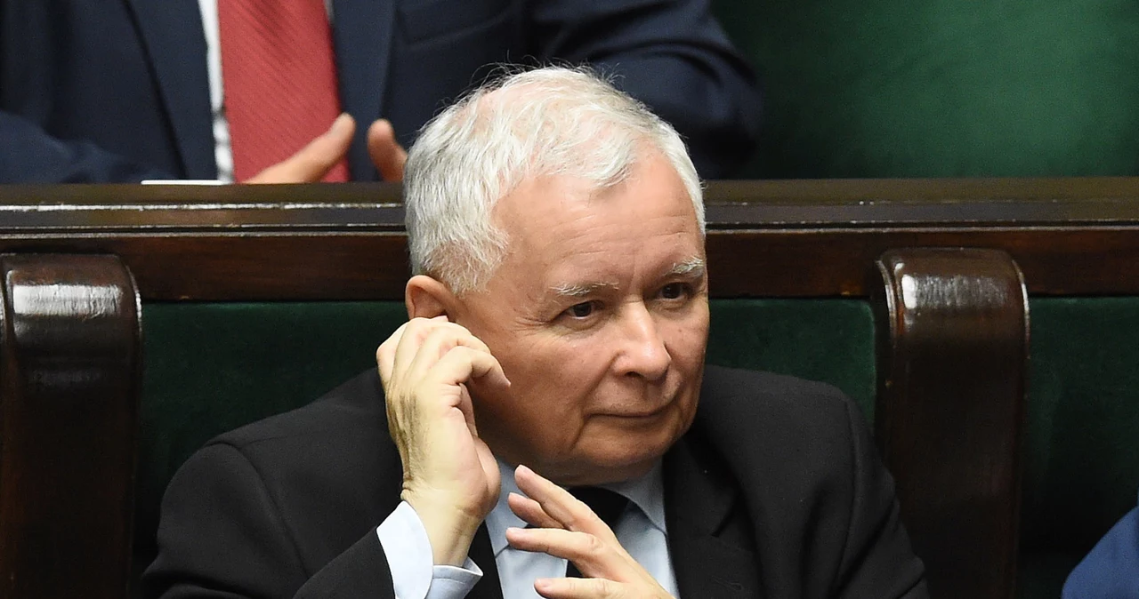 Prezes PiS Jarosław Kaczyński