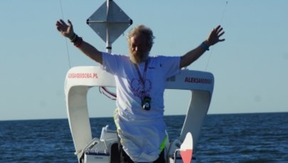 Aleksander Doba wpłynął na Golfsztrom. Kajakarz pobił rekord prędkości
