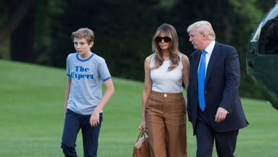 Melania Trump wprowadziła się do Białego Domu z synem Barronem