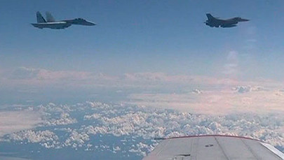 Myśliwiec NATO niebezpiecznie zbliżył się do samolotu rosyjskiego ministra obrony