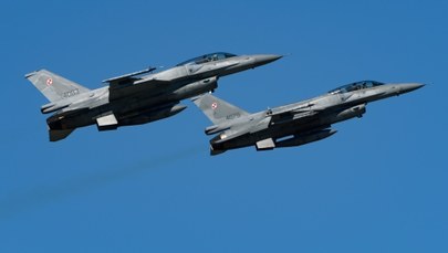 To polskie F-16 przechwyciły nad Bałtykiem samolot rosyjskiego ministra