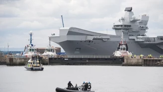 Wielka Brytania. Lotniskowiec HMS Queen Elizabeth opuścił port macierzysty