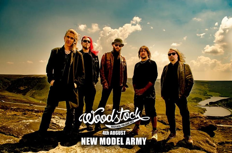 New Model Army zagra na Dużej Scenie 23. Przystanku Woodstock. Z kolei Bartłomiej Topa i Łukasz Kościuczuk będą gośćmi Akademii Sztuk Przepięknych.