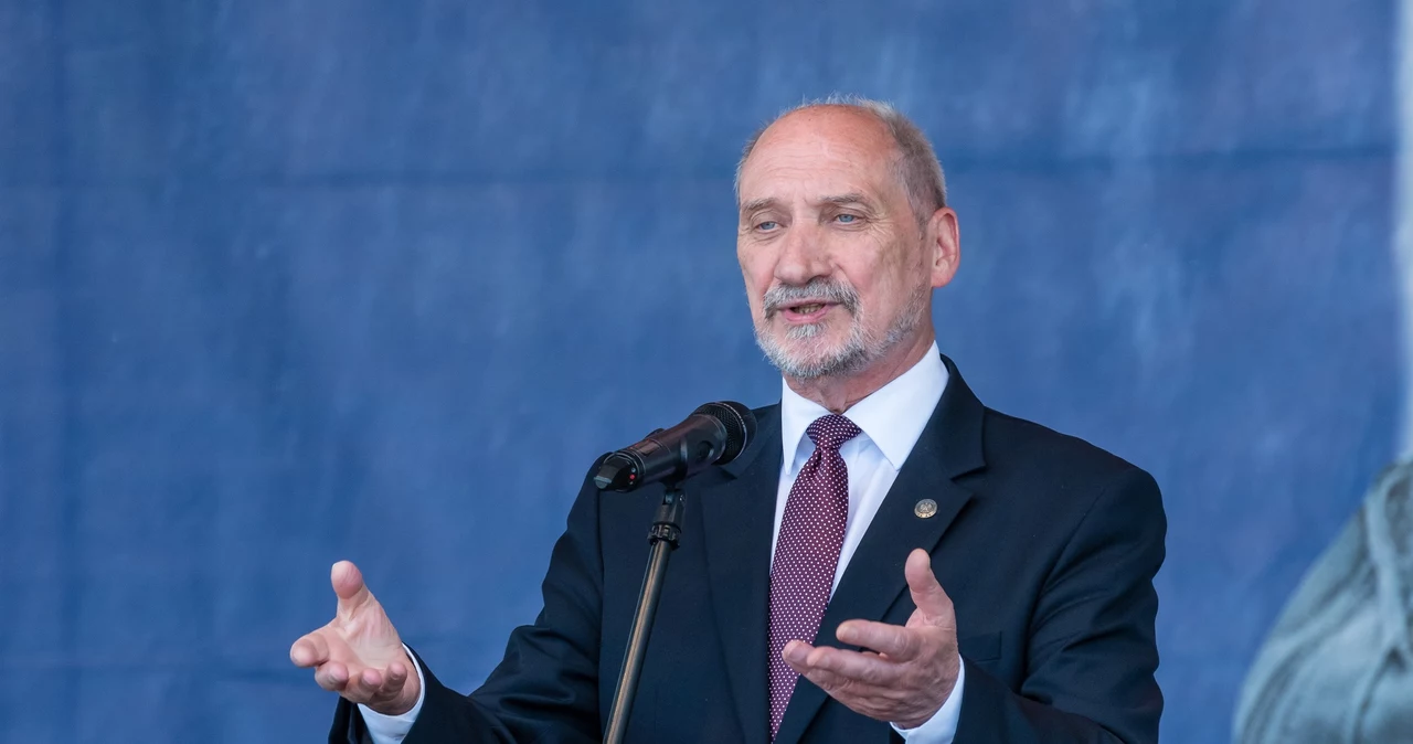 Były już minister obrony narodowej Antoni Macierewicz 