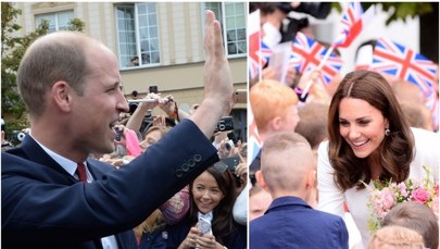 William i Kate w Polsce. Witani przez tłumy, spotkali się z powstańcami