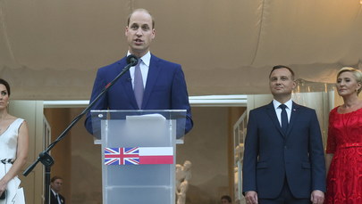 Książę William: Polska jest przykładem odwagi, zdecydowania i odporności 