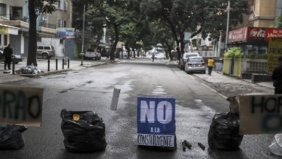 Wielki protest w Wenezueli. Ruch w miastach niemal zamarł