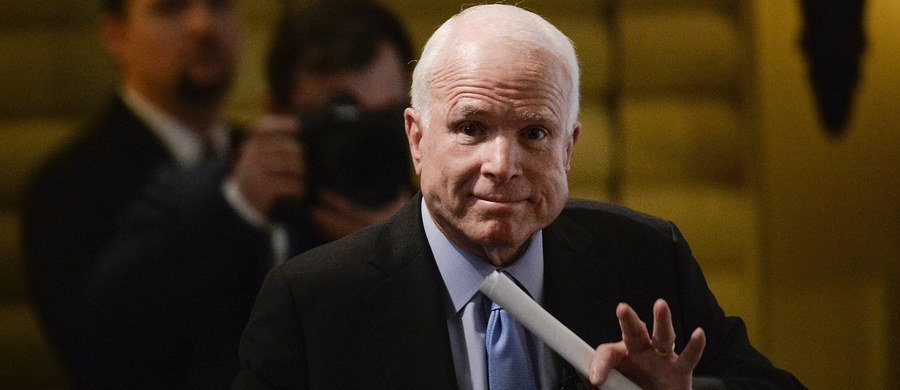 ​Choroba wpływowego republikańskiego senatora Johna McCaina, który cierpi na raka mózgu, to problem dla sojuszników Ameryki, jest on bowiem zwolennikiem zaangażowania USA na świecie i w NATO oraz wywierania presji na Rosję w związku z Ukrainą - ocenia Reuters.