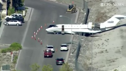 Samolot stoczył się z pasa startowego. Mechanik nie zaciągnął hamulców