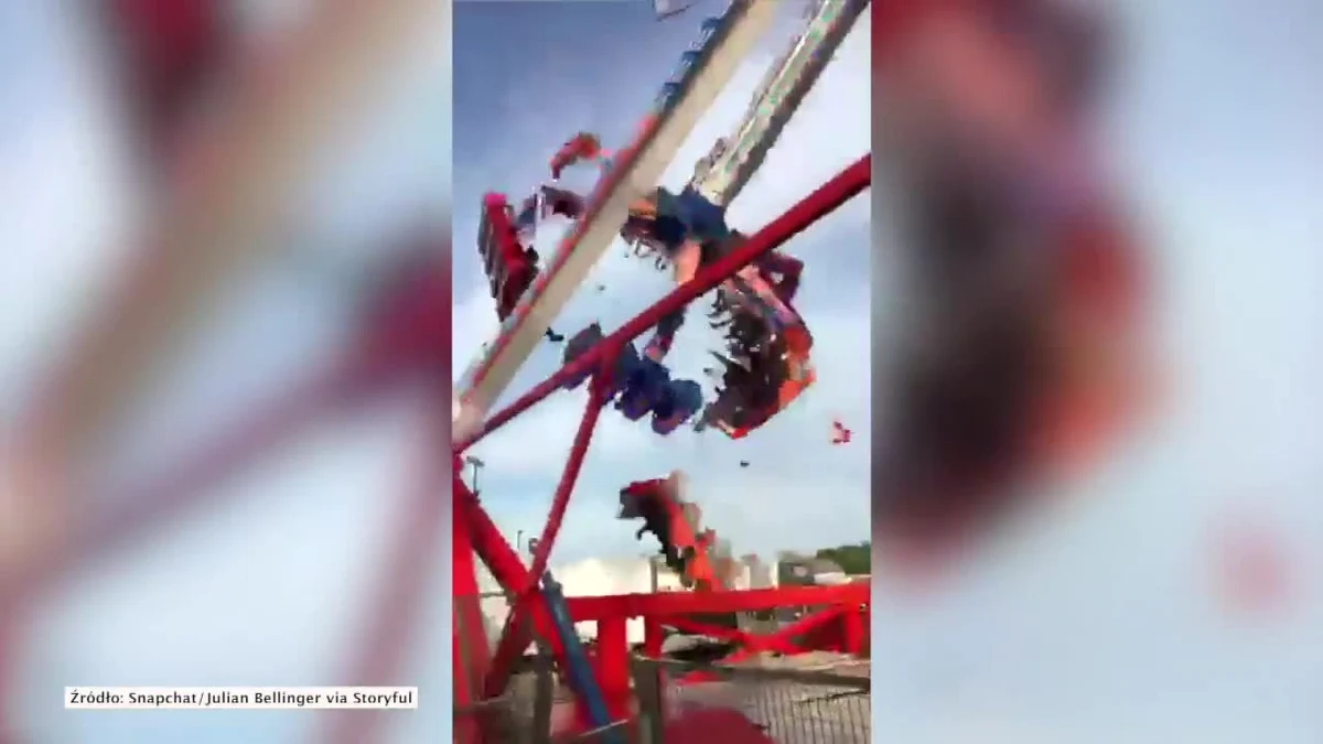 Jedna osoba zginęła, a siedem zostało rannych w wypadku w parku rozrywki w stanie Ohio. Zdarzenie zostało zarejestrowane przez jednego ze świadków. Na nagraniu widać, jak jedno z ramion ogromnej huśtawki urywa się i uderza w barierki, wyrzucając przy tym pasażerów w powietrze. Natychmiast po wypadku gubernator stanu Ohio John Kasich nakazał zamknięcie wszystkich huśtawek w stanie.