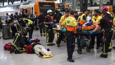 Wypadek pociągu w Barcelonie. Rannych jest blisko 50 osób