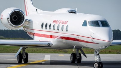 W Bydgoszczy wylądował drugi samolot dla VIP-ów - Gulfstream G550
