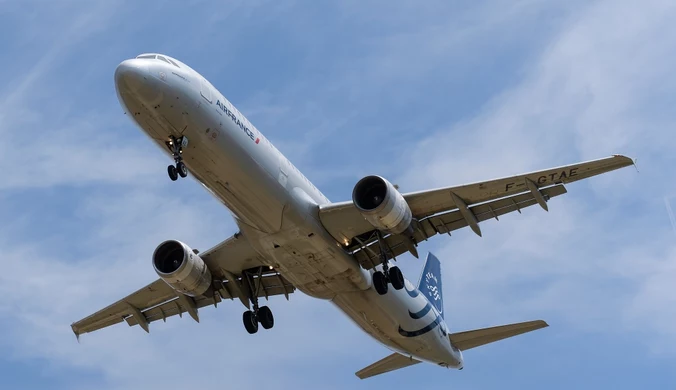 Koreański pocisk minął się z samolotem Air France