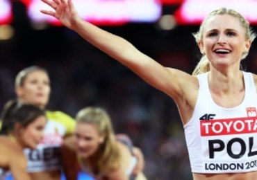 Małgorzata Hołub o brązie sztafety 4x400: Teraz pijemy szampana