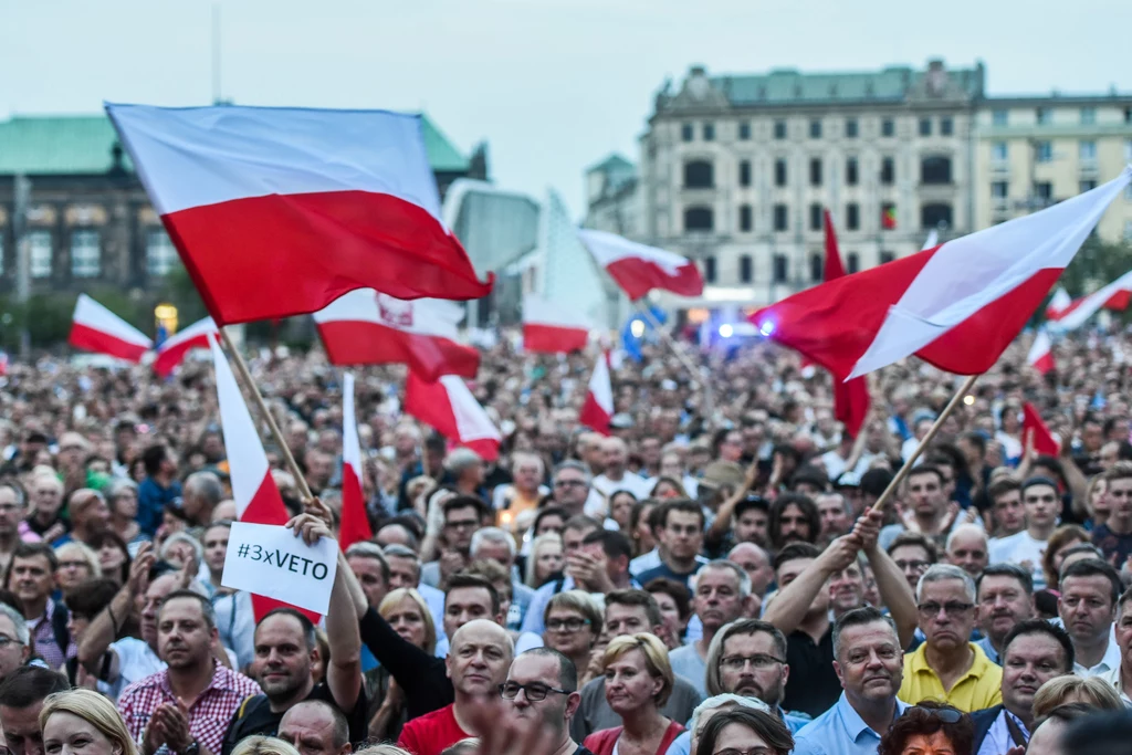 Protest w obronie sądów; Poznań 