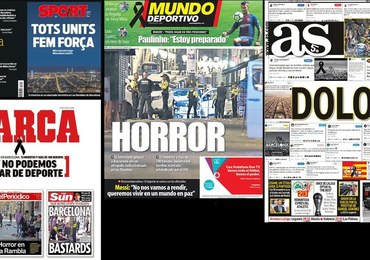 Piłkarski świat w szoku po ataku w Barcelonie. „Dziś nie możemy mówić o sporcie”