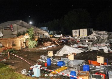 Austria: Nawałnica zerwała namiot, w którym bawiło się kilkaset osób. Są ofiary