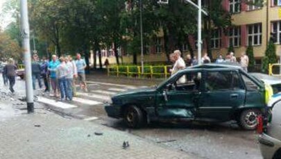 Groźny wypadek w Bytomiu. Kierowca miał w organizmie 2,5 promila alkoholu