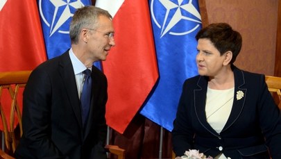 Stoltenberg: Polska odgrywa kluczową rolę; Szydło: Chcemy zwiększyć wydatki na obronność