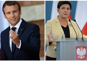 Macron: Polska stawia się "na marginesie UE". Szydło wytyka mu arogancję i brak obycia  