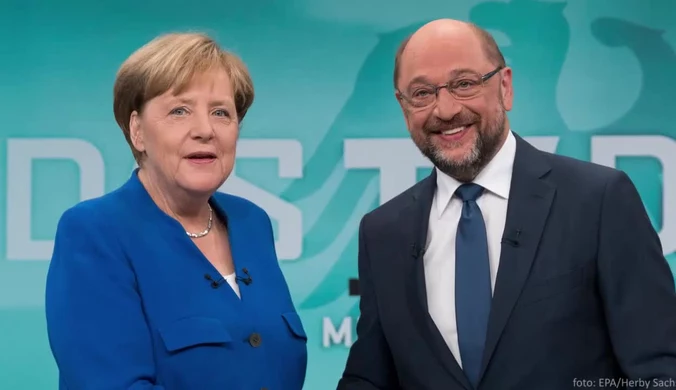 Merkel kontra Schulz. Debata przed wyborami do Bundestagu za nami