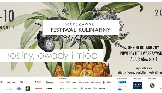 Warszawski Festiwal Kulinarny "Rośliny, Owady i Miód"