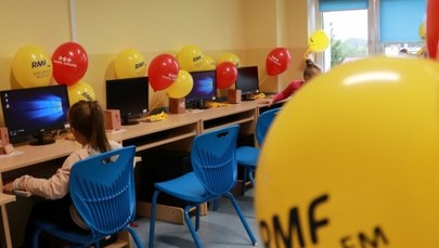 Supernowoczesna pracownia komputerowa! Finał akcji charytatywnej RMF FM w Morągu