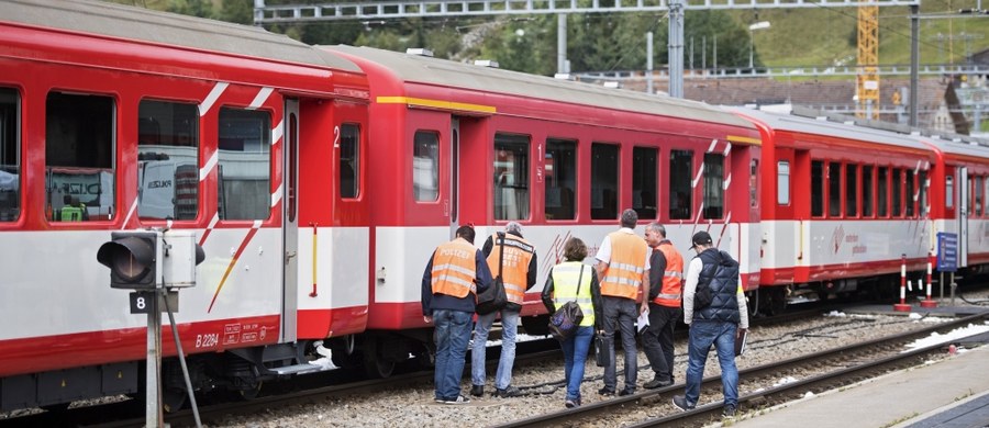Katastrofa kolejowa w Szwajcarii. Rannych zostało co 25 osób.