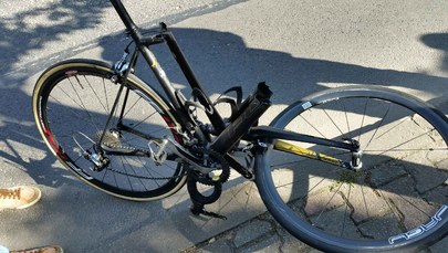Wypadek na wyścigu kolarskim w Koninie. Poszkodowanych 6 rowerzystów