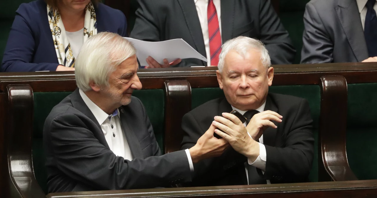 Ryszard Terlecki i Jarosław Kaczyński