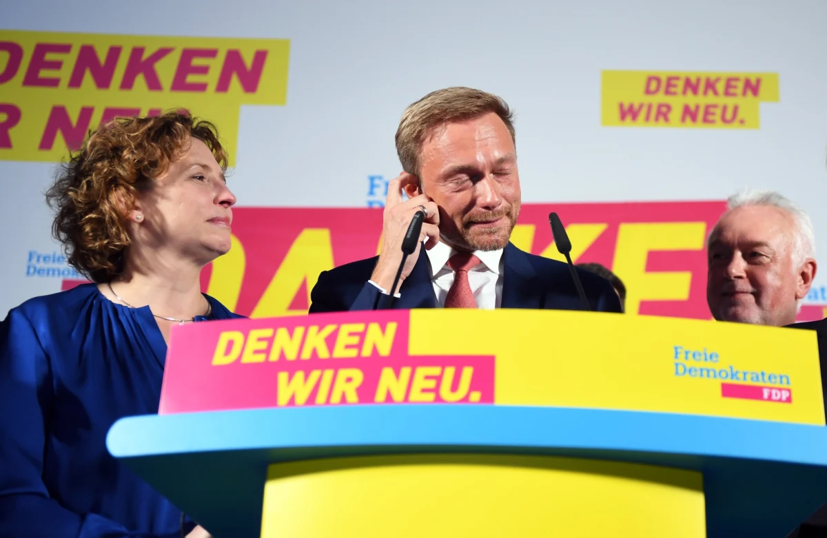 Szef niemieckiej Wolnej Partii Demokratycznej (FDP) Christian Lindner oświadczył, że jego partia nie zgodzi się na utworzenie budżetu strefy euro, czego domaga się Francja. Liberalna FDP wejdzie zapewne do nowego rządu kanclerz Angeli Merkel.