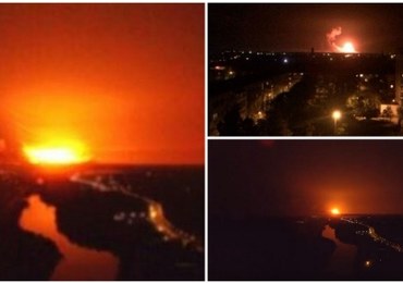 Pożar w składzie amunicji i broni na Ukrainie. Słychać było potężne eksplozje