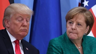 Spóźnione gratulacje Donalda Trumpa dla Angeli Merkel