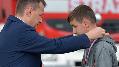 14-latek odznaczony medalem Młodego Bohatera. Uratował 29-letniego mężczyznę