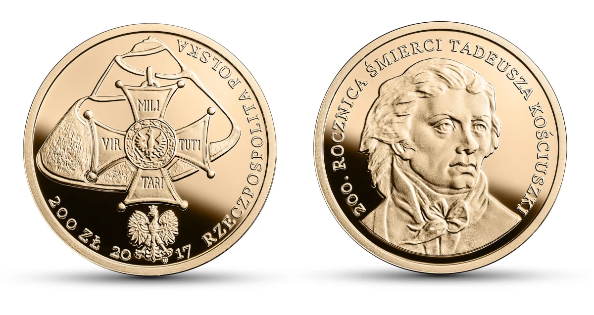 Narodowy Bank Polski wprowadził do obiegu monety kolekcjonerskie – złotą i srebrną – z okazji 200. rocznicy śmierci Tadeusza Kościuszki. Jak podkreśla NBP, srebrna moneta jest wyjątkowa - została wykonana w technice wysokiego reliefu.
