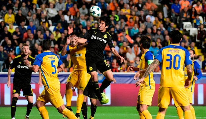APOEL Nikozja - Borussia Dortmund 1-1 w Lidze Mistrzów 