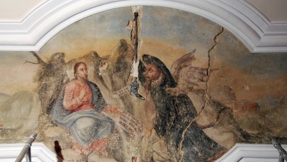 Fresk z szatanem odnaleziony w poznańskim ratuszu